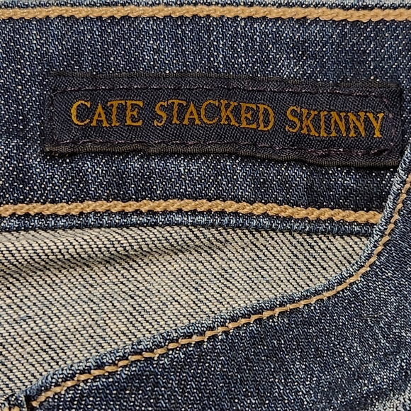 🍀 Lucky Brand Cate Stacked Skinny Jeans Size 00/24 with 30" inseam - Picture 6 of 9